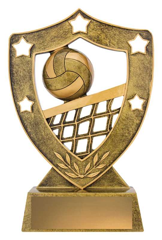 Volleyball Gold Shield