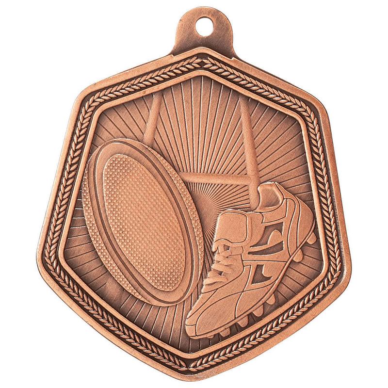 Rugby Medal 67mm