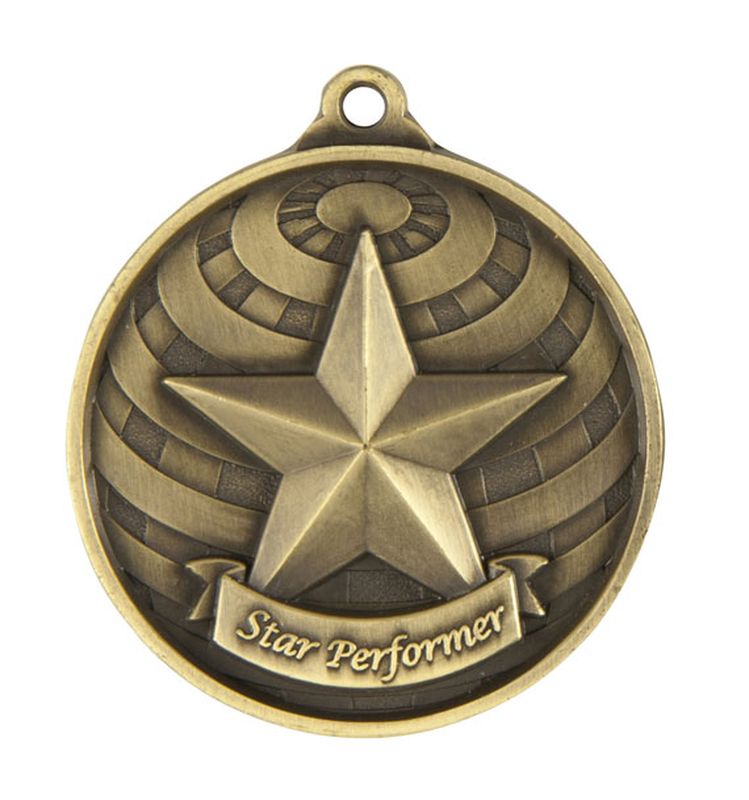 Star Performer Schools Medal 50mm