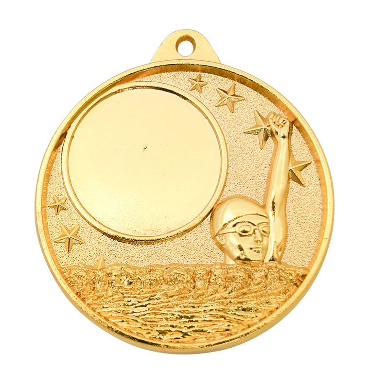 Swimming Silver Medal 50mm