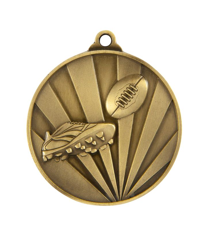 Aussie Rules Bronze Medal 70mm