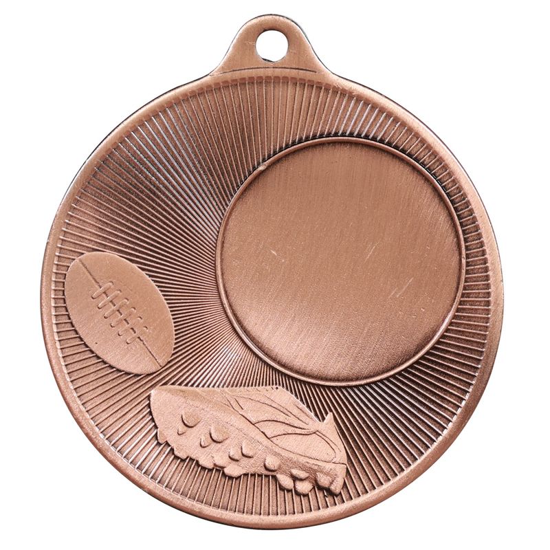 Aussie Rules 50mm Silver Medal 50mm