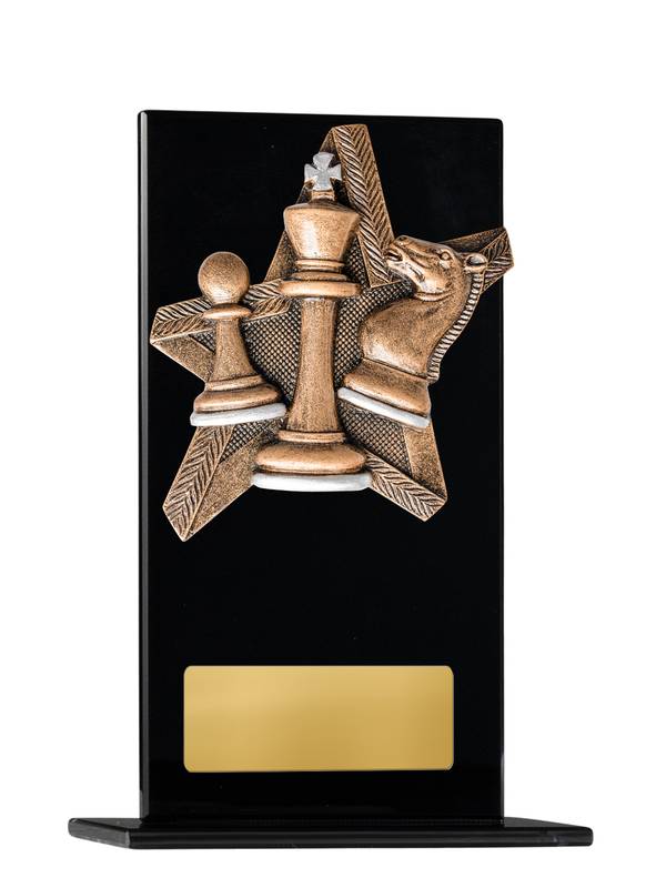 Chess Glass Trophy 200mm