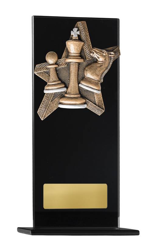 Chess Glass Trophy 180mm
