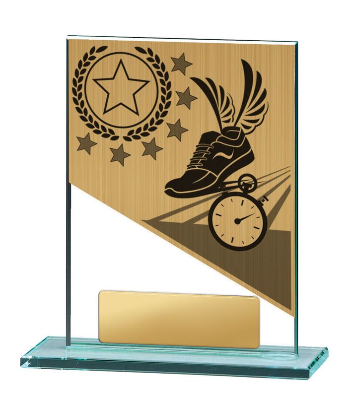 Athletics Glass Trophy 170mm