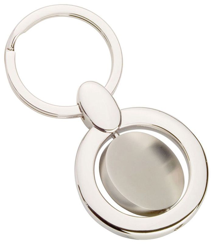 Swivel silver plated keyring Pens Pen 36mm