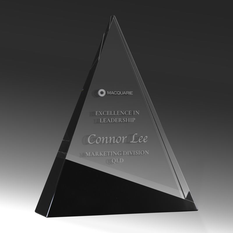 Triangle Crystal Award 190mm