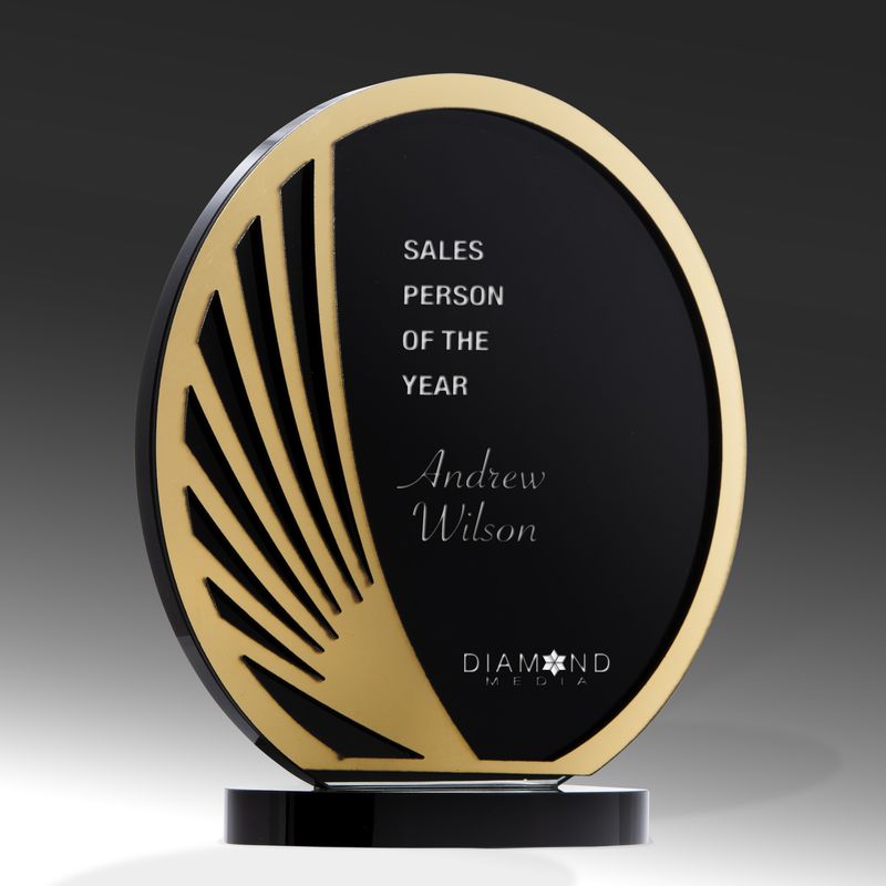 Black with Acrylic Glass Award 160mm