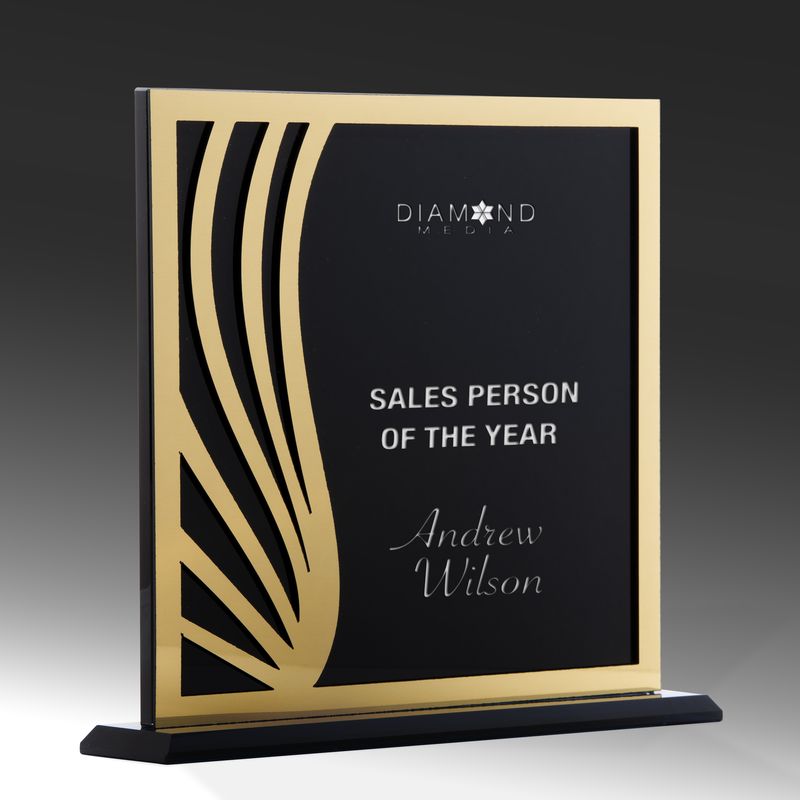 Black with Acrylic Glass Award 160mm