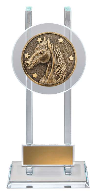 Horse Spartan Glass