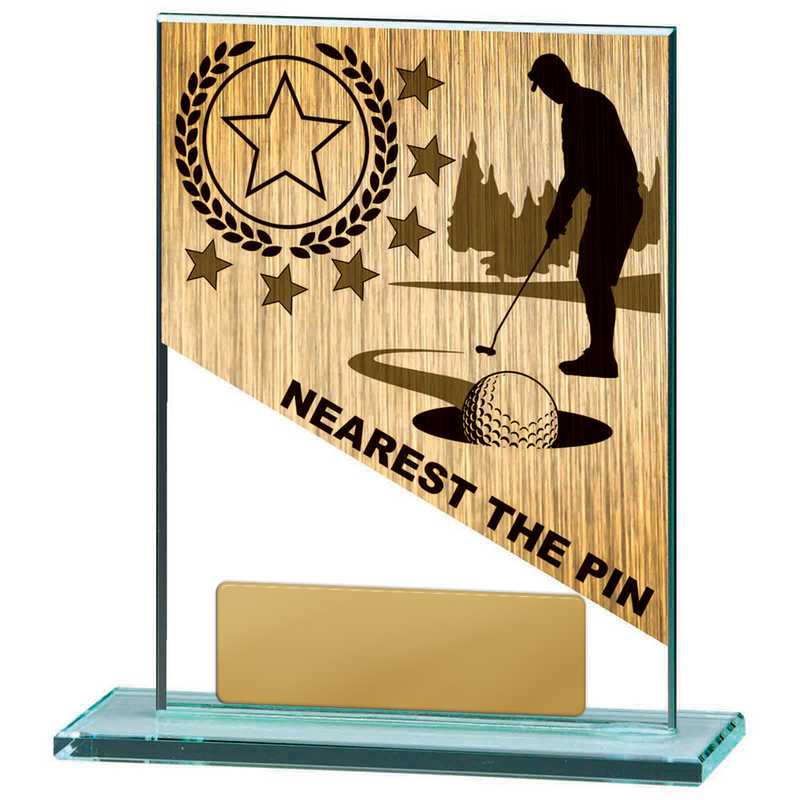 Golf Theme on Glass